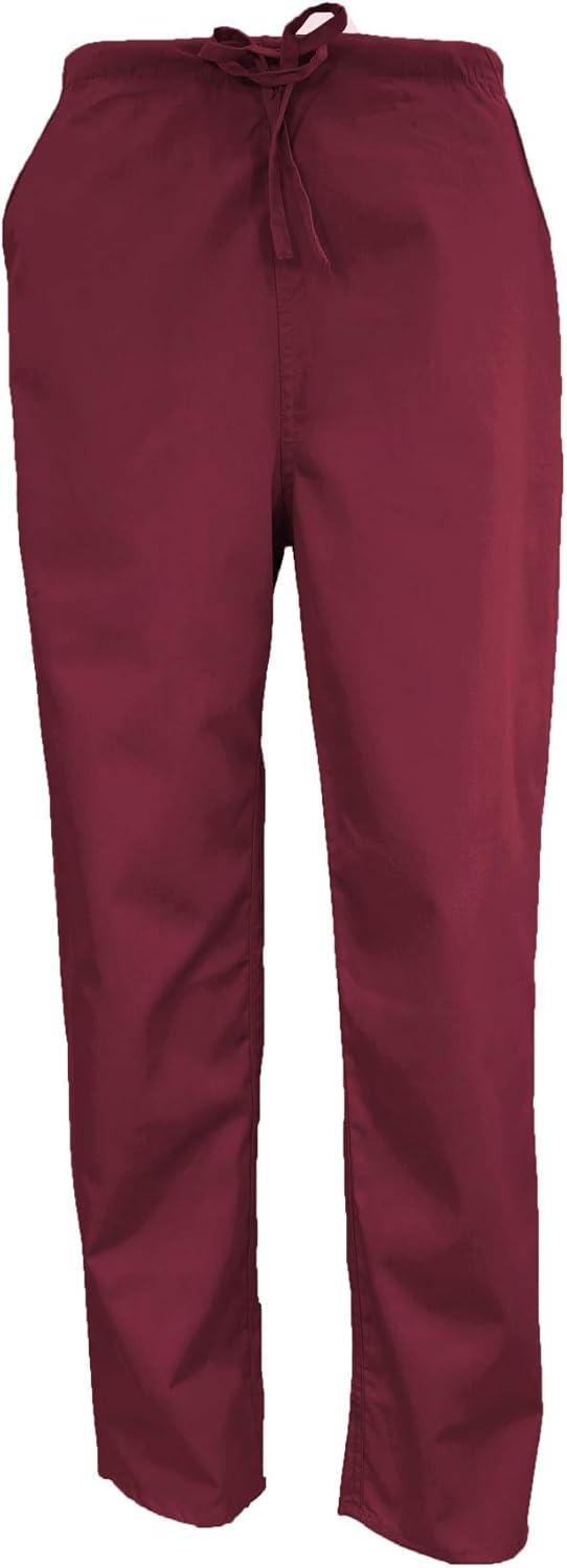 imageMampM Scrubs Mens Scrub Set Medical Scrub Tops and PantsBurgundy