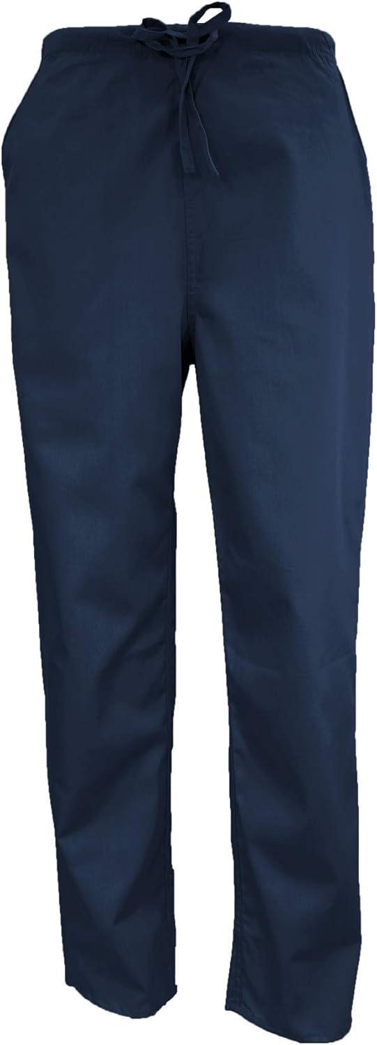 imageMampM Scrubs Mens Scrub Set Medical Scrub Tops and PantsDark Navy Blue