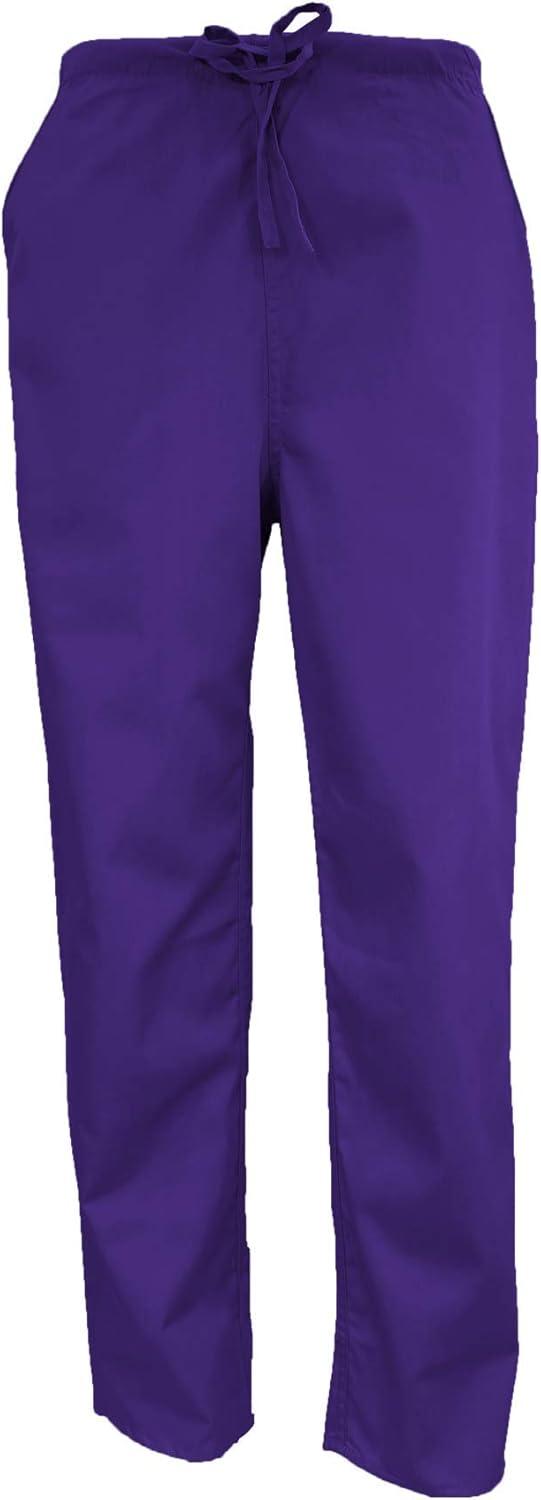 imageMampM Scrubs Mens Scrub Set Medical Scrub Tops and PantsPurple