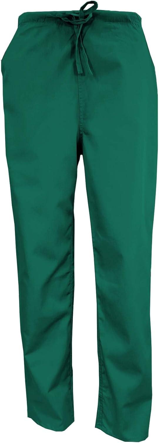 imageMampM Scrubs Mens Scrub Set Medical Scrub Tops and PantsTrue Hunter Green