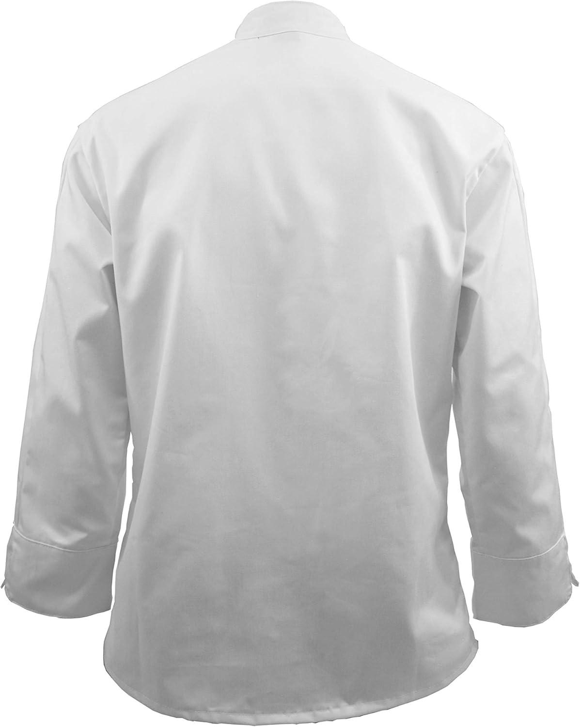 imageNatural Uniforms Chef Coat with Knot ButtonsMulti Pack QuantitiesWhite6