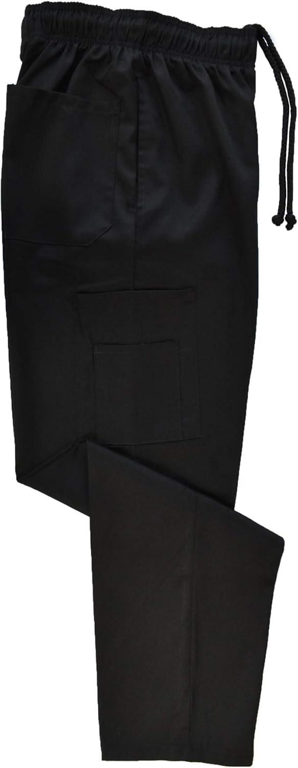 imageNatural Uniforms Classic 6 Pocket Black Chef Pants with MultiPack Quantities Available1