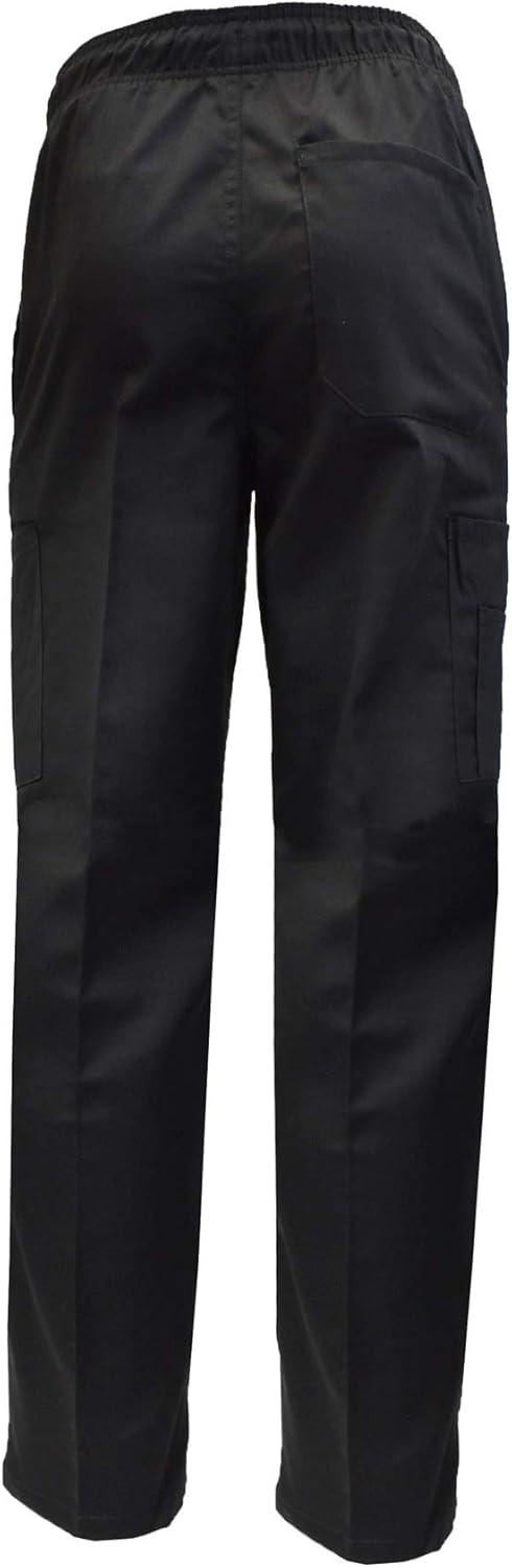 imageNatural Uniforms Classic 6 Pocket Black Chef Pants with MultiPack Quantities Available3