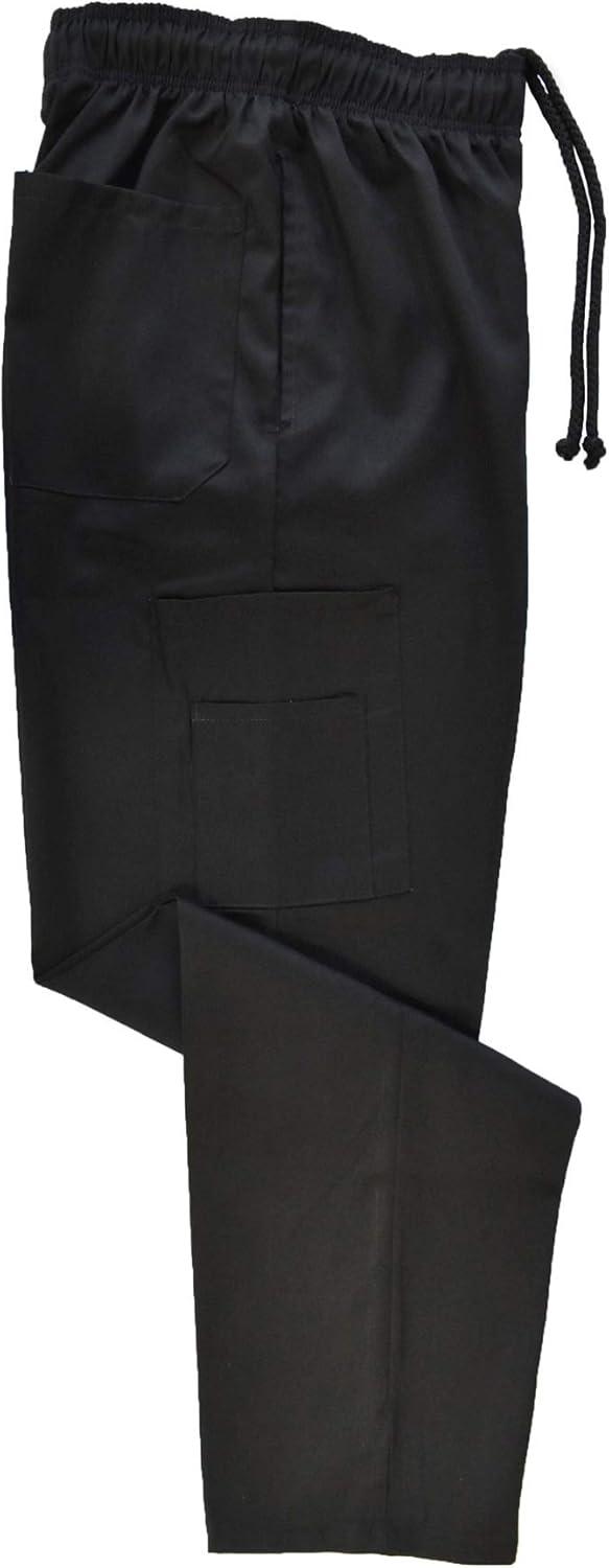 imageNatural Uniforms Classic 6 Pocket Black Chef Pants with MultiPack Quantities Available3