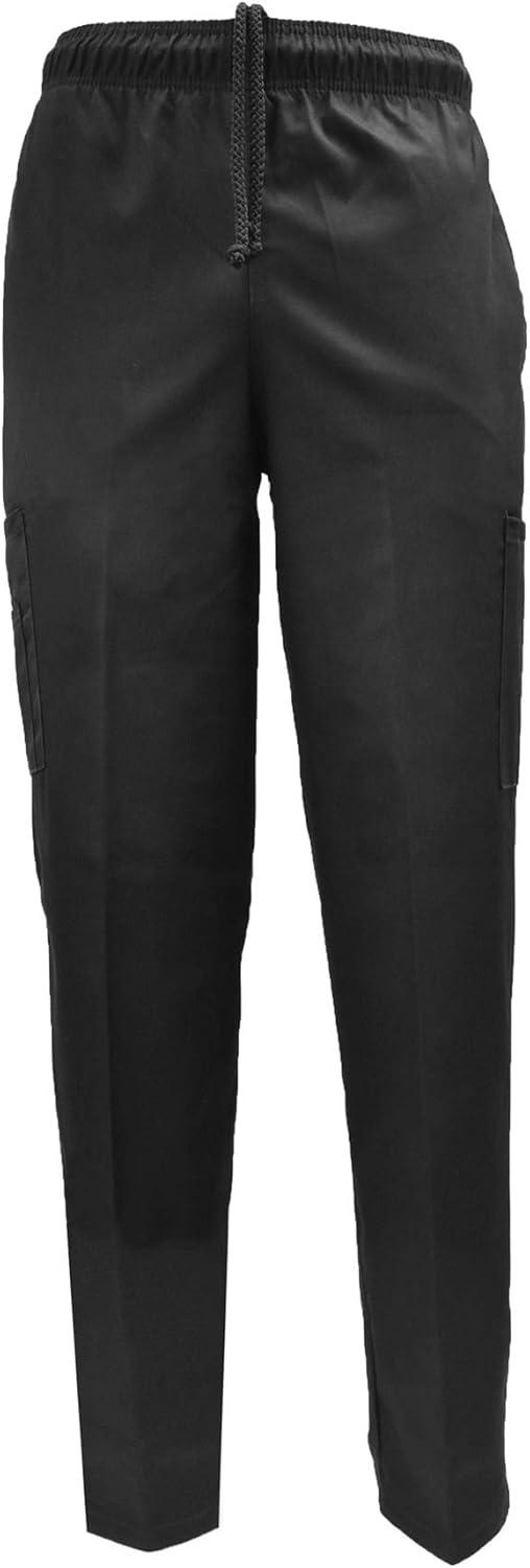 imageNatural Uniforms Classic 6 Pocket Black Chef Pants with MultiPack Quantities Available3