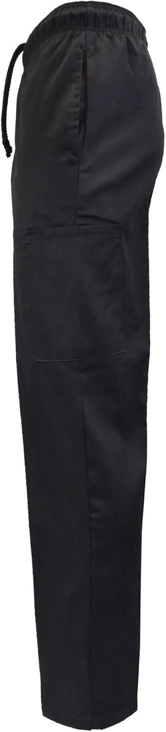 imageNatural Uniforms Classic 6 Pocket Black Chef Pants with MultiPack Quantities Available3