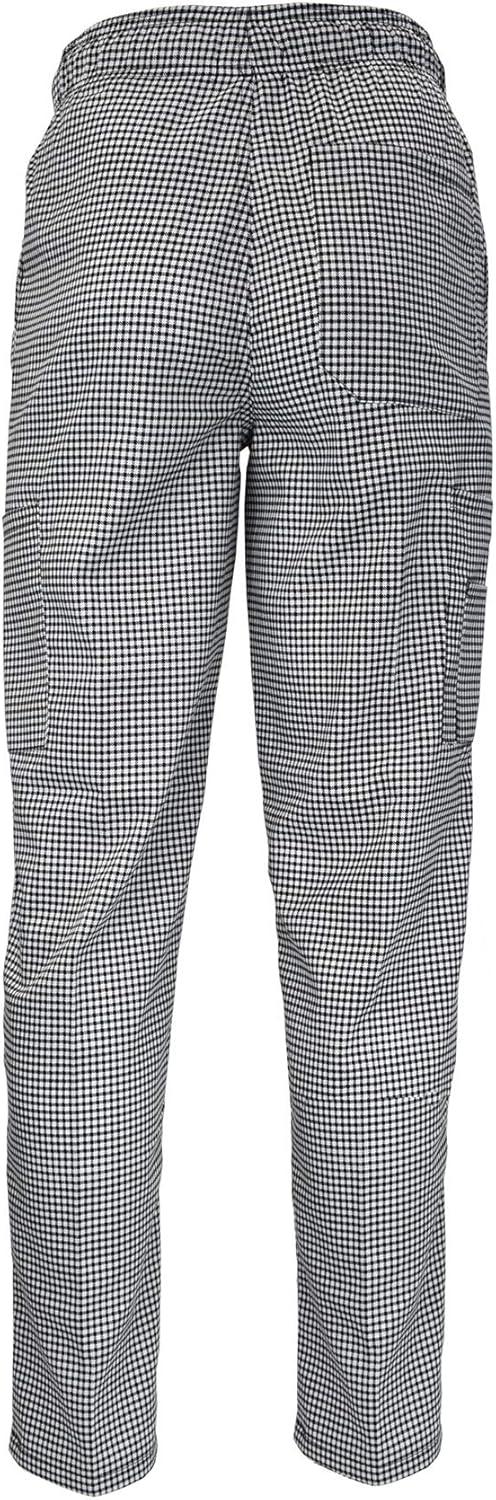imageNatural Uniforms Classic Houndstooth Chef Pants with MultiPack QTYS Available6