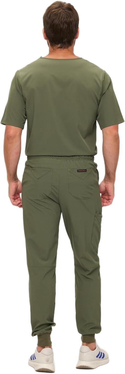 imageNatural Uniforms Mens Luxe Stretch Jogger Scrub SetOlive