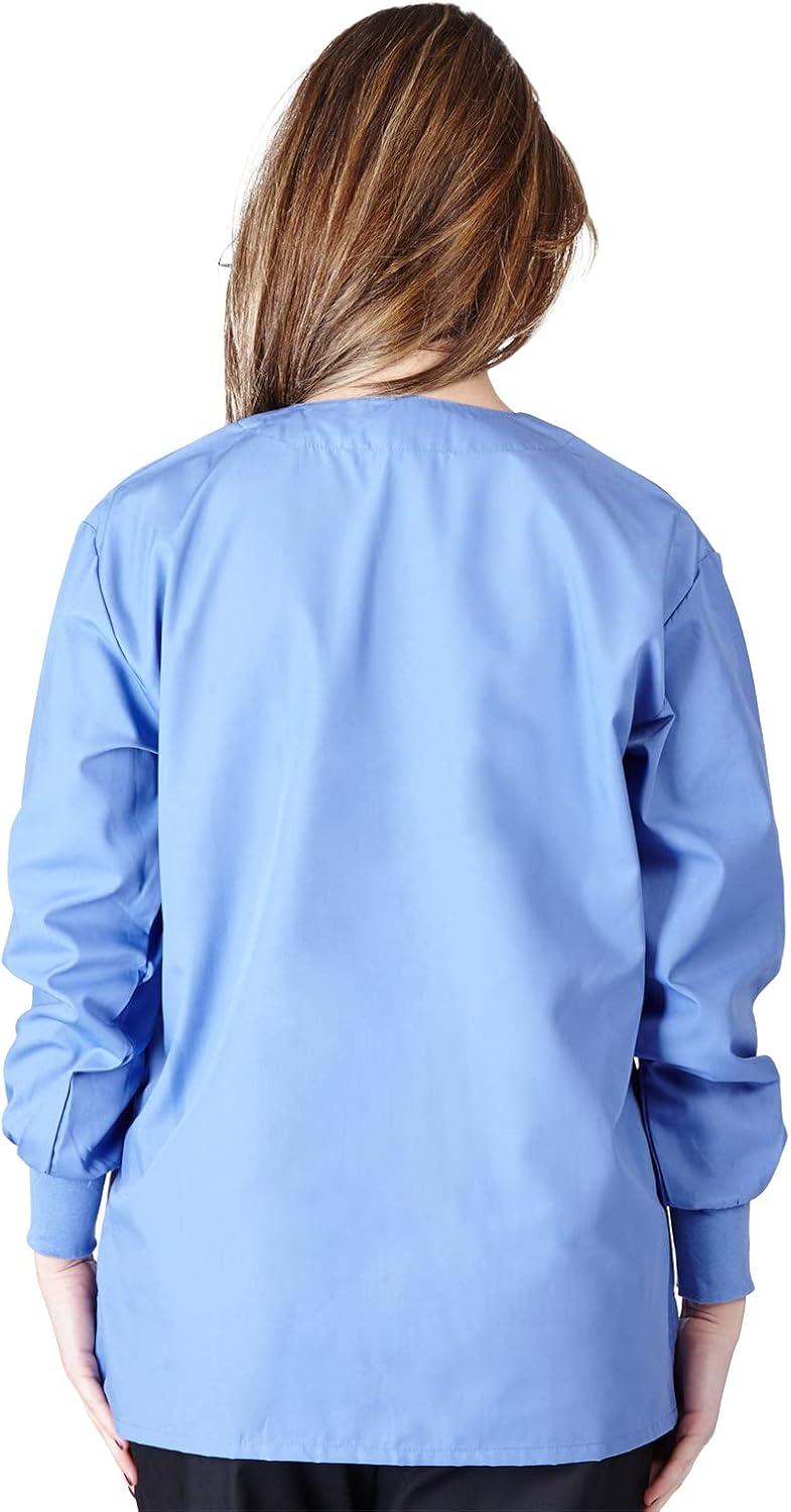 imageNatural Uniforms Warm Up Scrub JacketCeil Blue