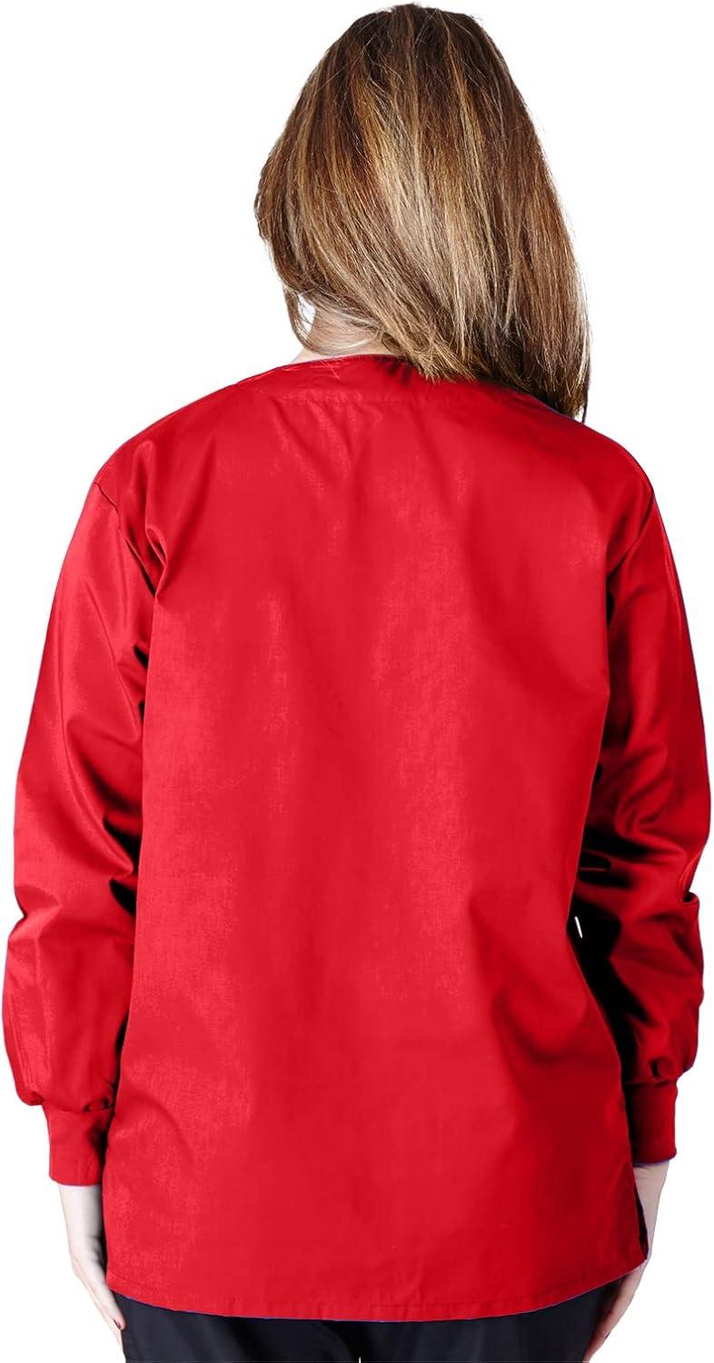 imageNatural Uniforms Warm Up Scrub JacketRed