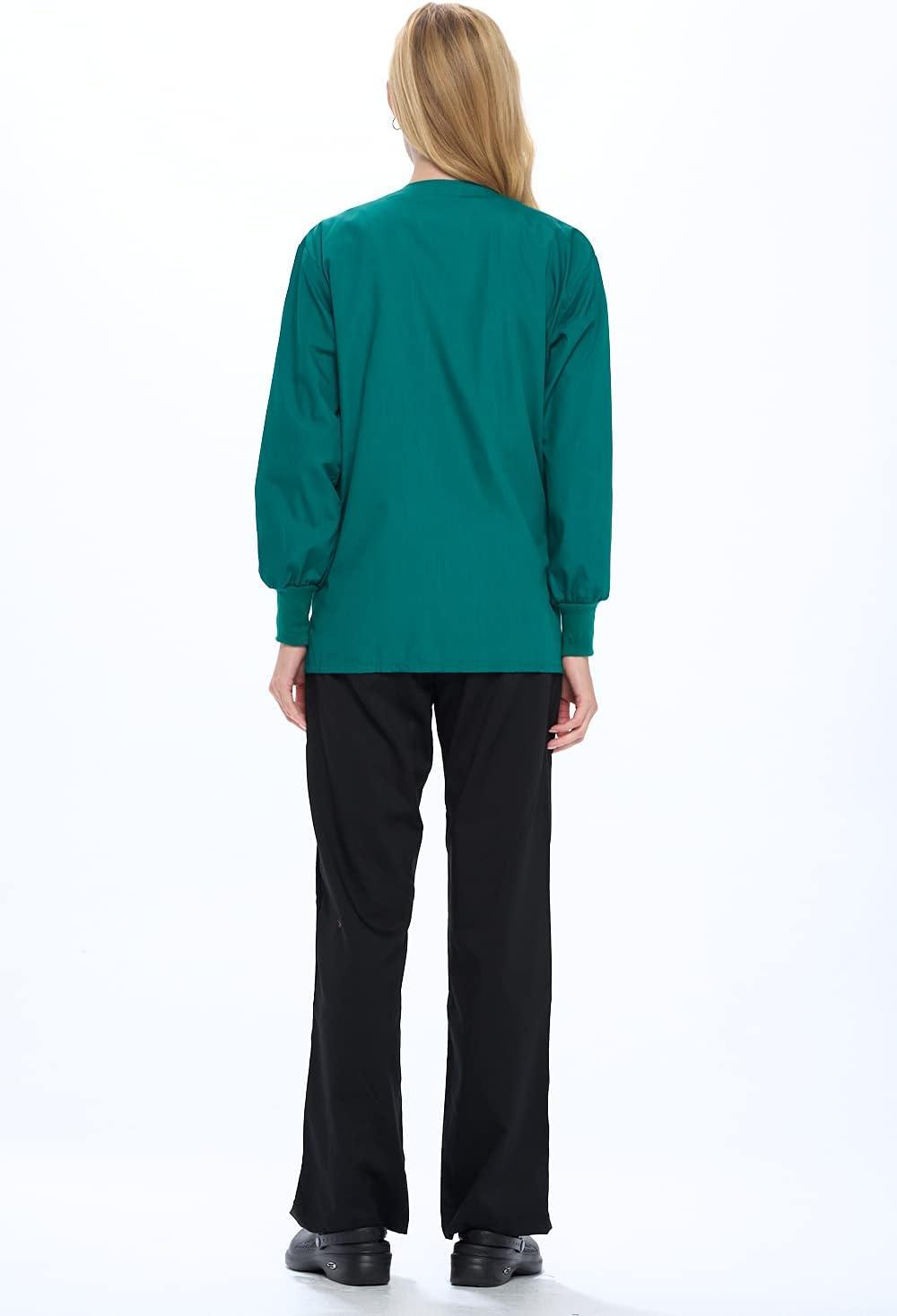 imageNatural Uniforms Warm Up Scrub JacketTrue Hunter Green