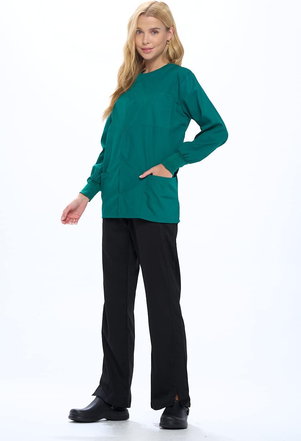imageNatural Uniforms Warm Up Scrub JacketTrue Hunter Green