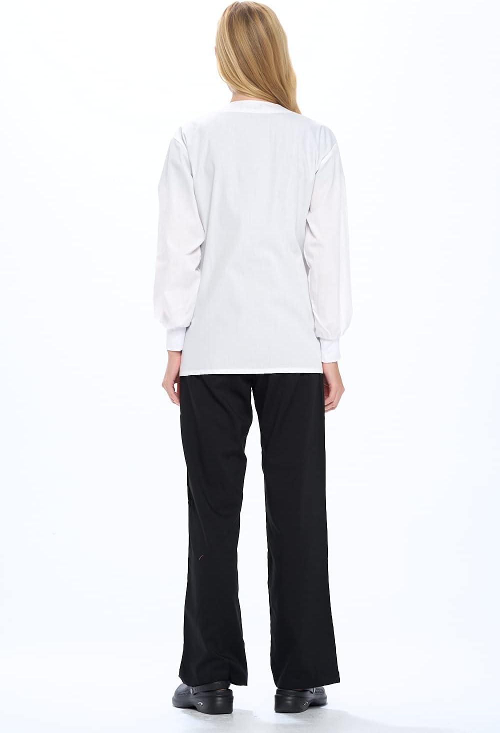 imageNatural Uniforms Warm Up Scrub JacketWhite