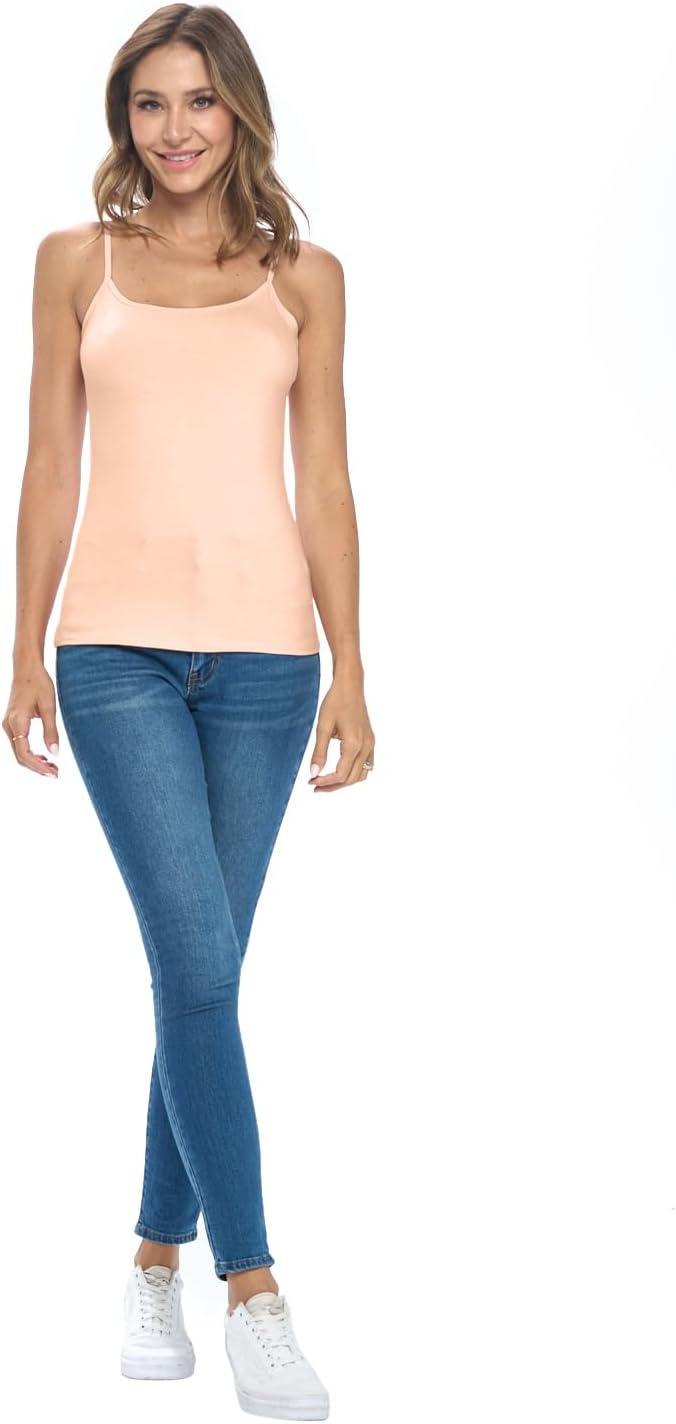 imageNatural Uniforms Womens Camisole Tank TopBreathable Cotton StretchNude