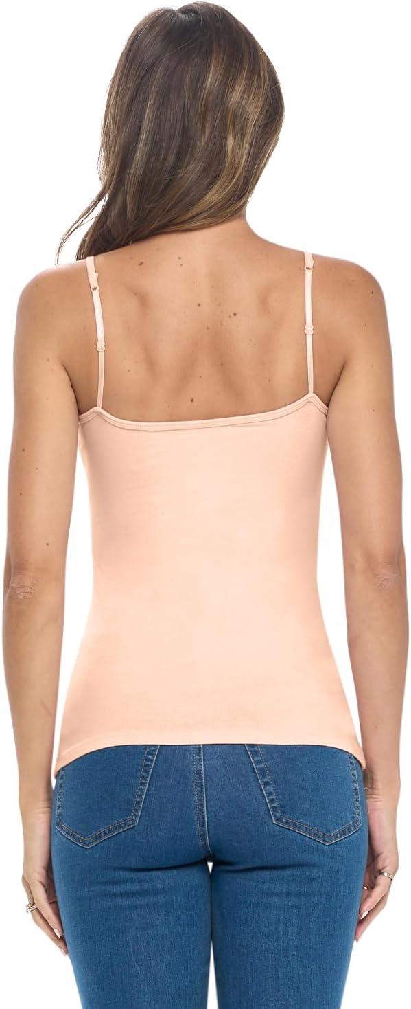 imageNatural Uniforms Womens Camisole Tank TopBreathable Cotton StretchNude