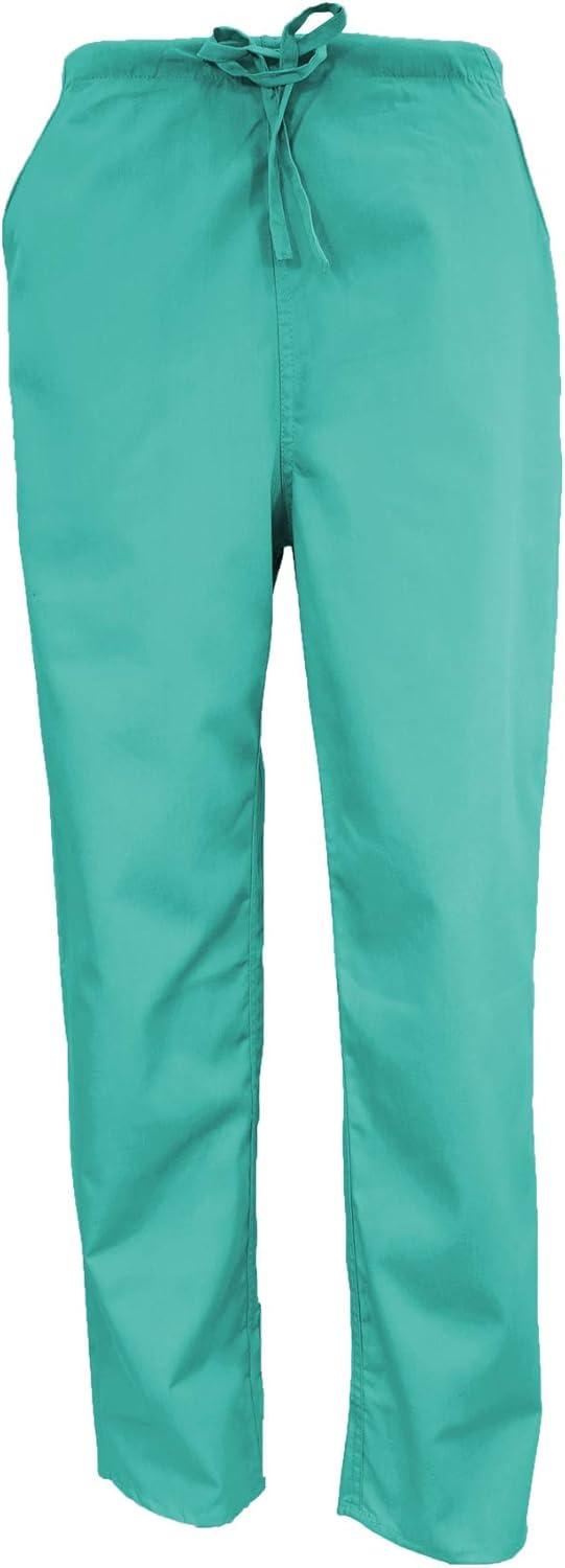 imageNatural Uniforms Womens Scrub Set Medical Scrub Tops and Pants Pack of 2 SetSurgical Green