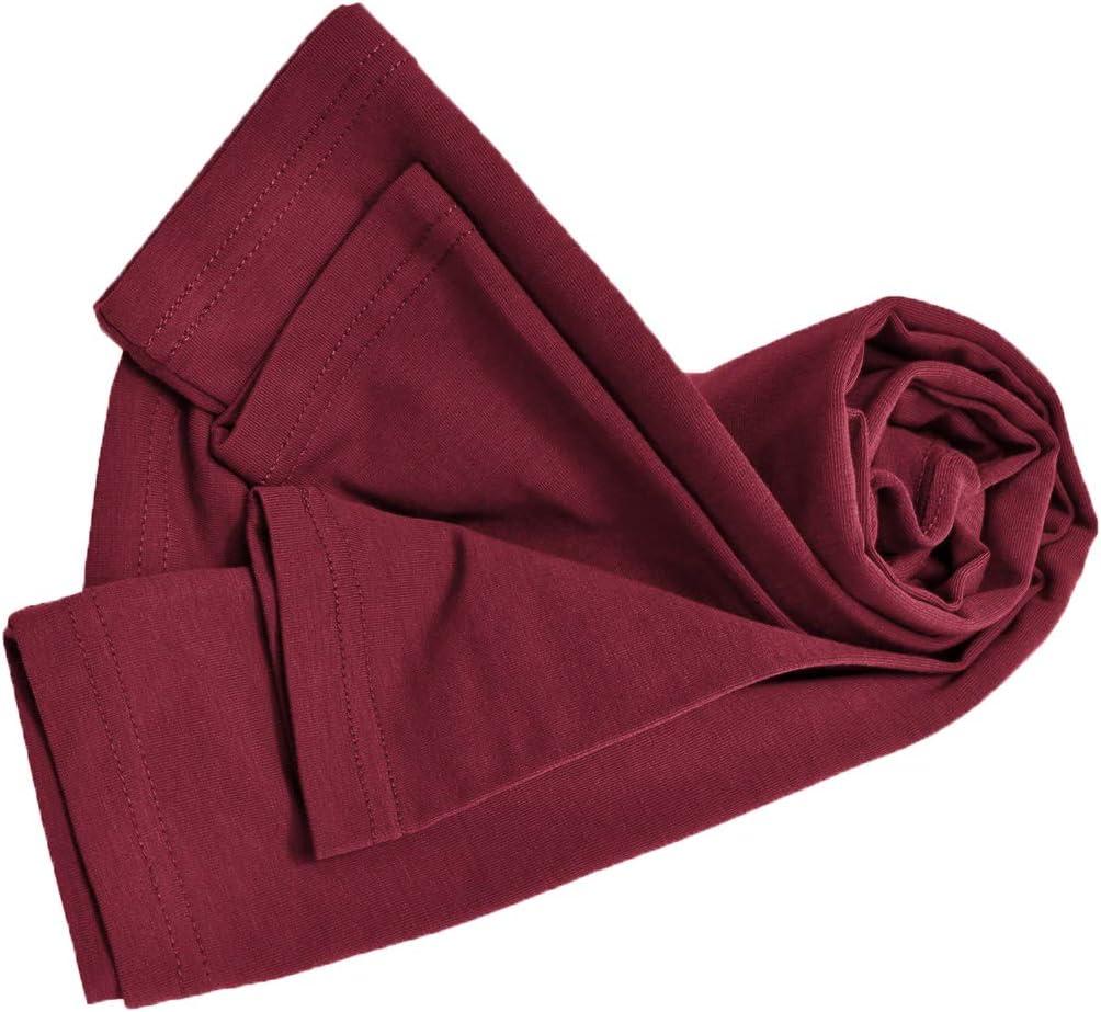 imageNatural Uniforms Womens Under Scrub Tee VNeck Long Sleeve TShirt3PackBurgundy