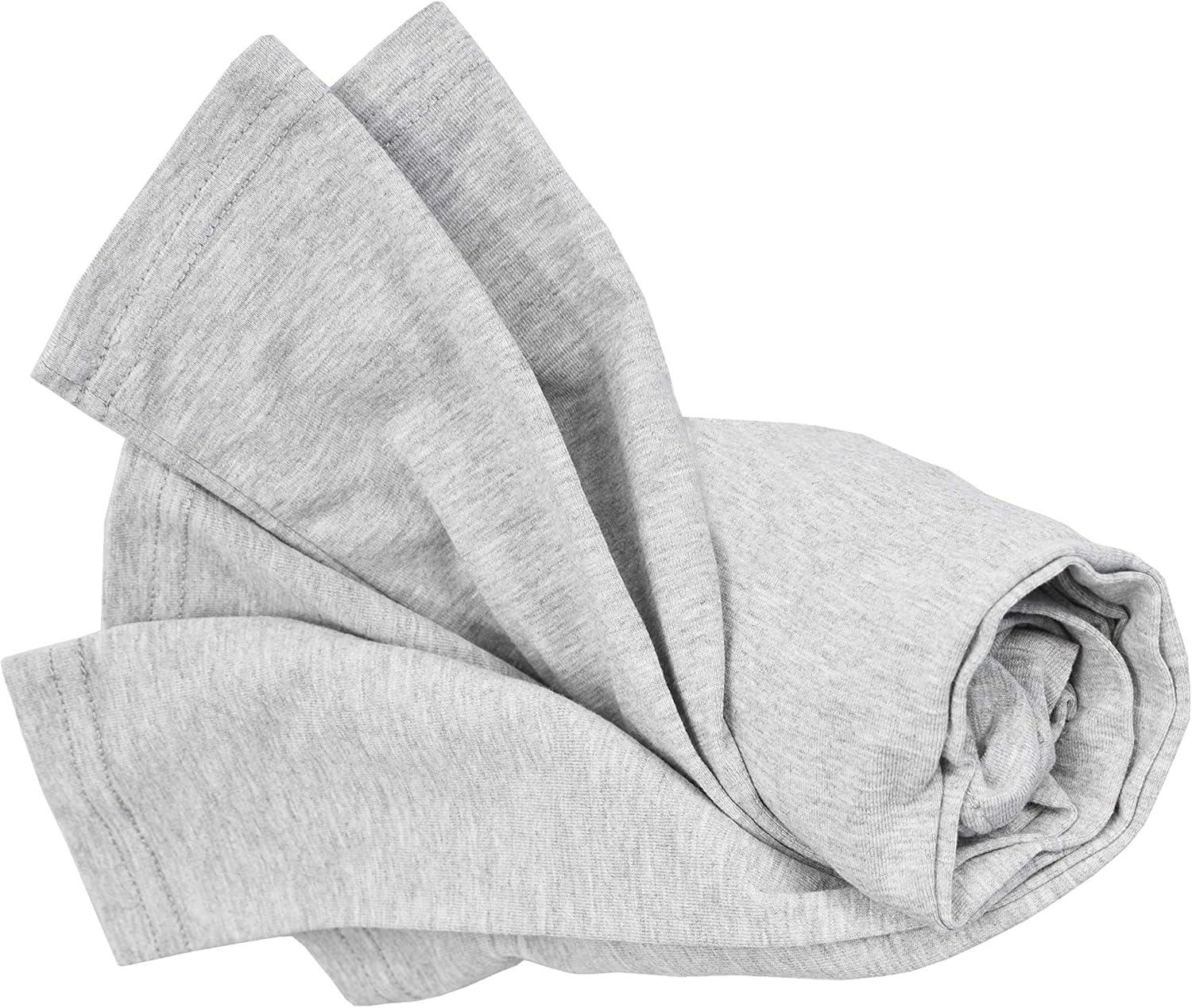 imageNatural Uniforms Womens Under Scrub Tee VNeck Long Sleeve TShirt3PackHeather Grey
