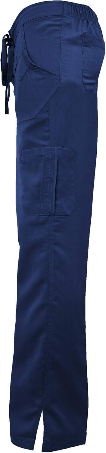 imageSoft Premium Mock Wrap Professional WorkWear Women Top and Pant Set 81159118True Navy Blue