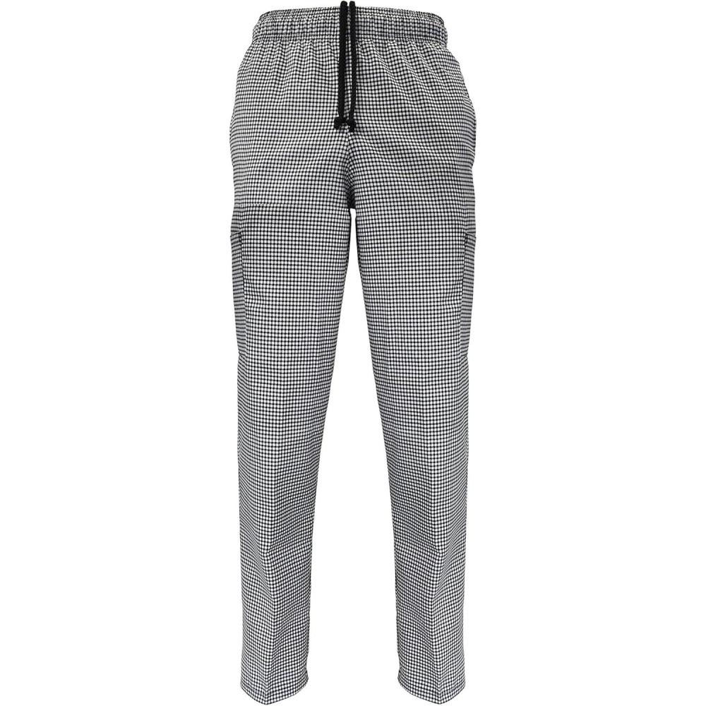 imageNatural Uniforms Classic 6 Pocket Chef Cargo Pants with MultiPack QTYS AvailableHoundstooth Single