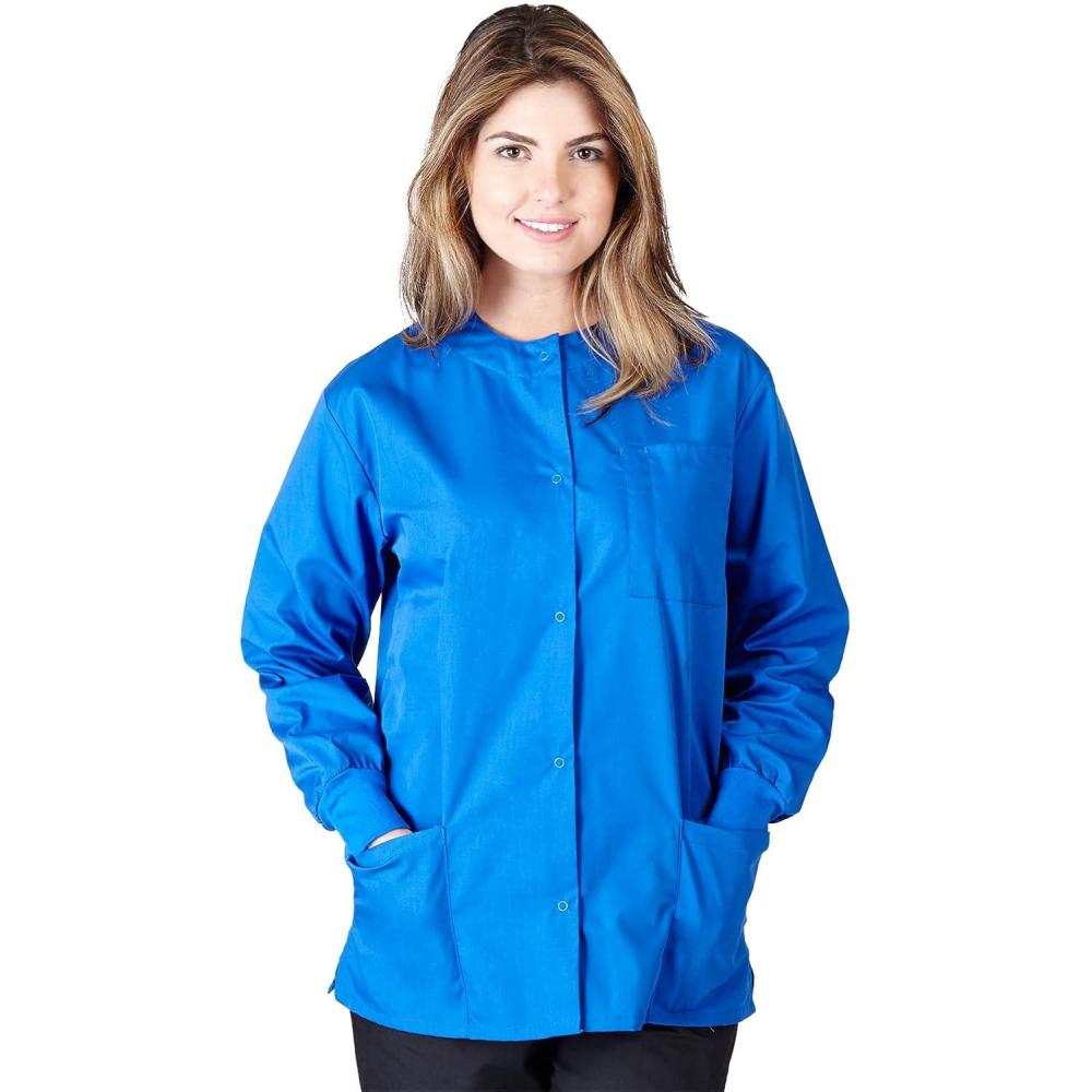 imageNatural Uniforms Warm Up Scrub JacketRoyal Blue