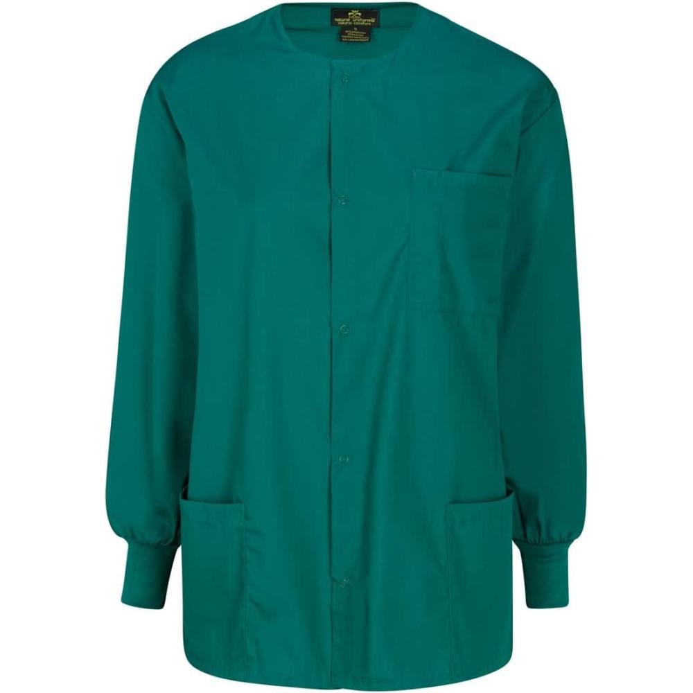 imageNatural Uniforms Warm Up Scrub JacketTrue Hunter GreenXXLarge