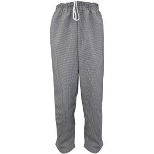 Natural Uniforms Heavy Duty Classic Baggy Chef Pants Kitchen Work Uniform(Houndstooth)