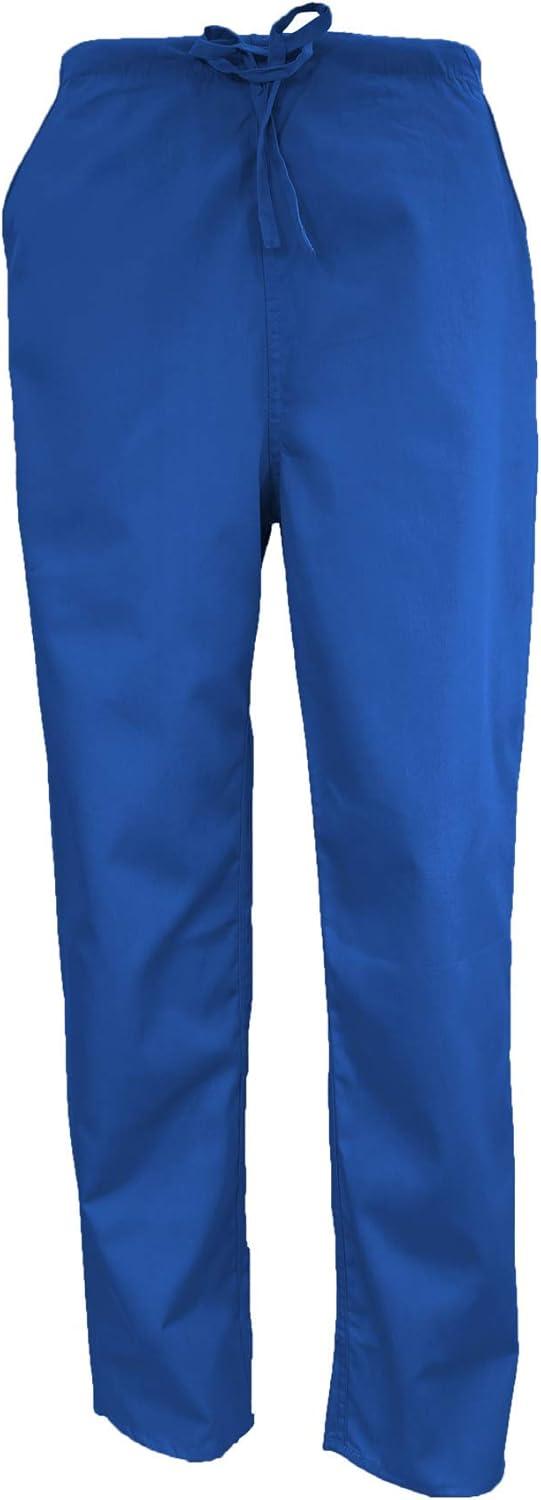 imageMampM Scrubs Mens Scrub Set Medical Scrub Tops and Pants XSmall Dark Royal Blue