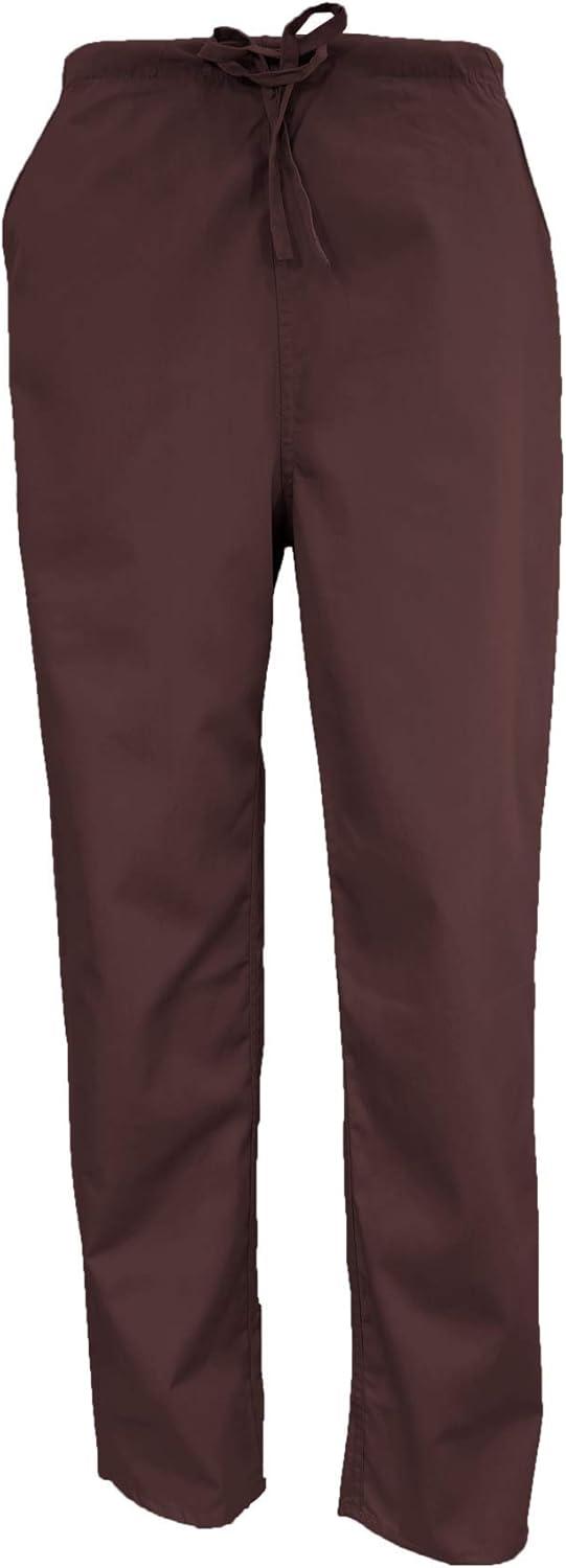 imageNatural Uniforms Womens Scrub Set Medical Scrub Tops and Pants Pack of 6 SetChocolate