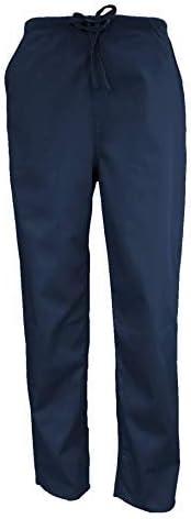 imageNatural Uniforms Womens Scrub Set Medical Scrub Tops and Pants Pack of 6 SetDark Navy Blue
