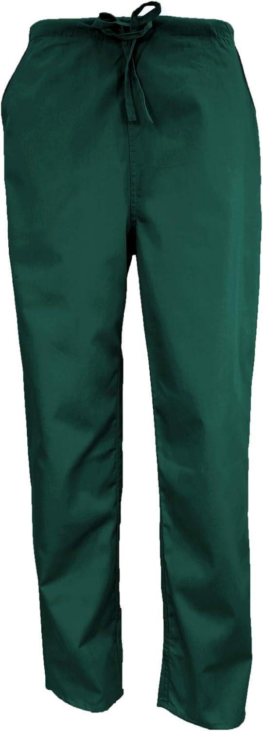 imageNatural Uniforms Womens Scrub Set Medical Scrub Tops and Pants Pack of 6 SetHunter Green