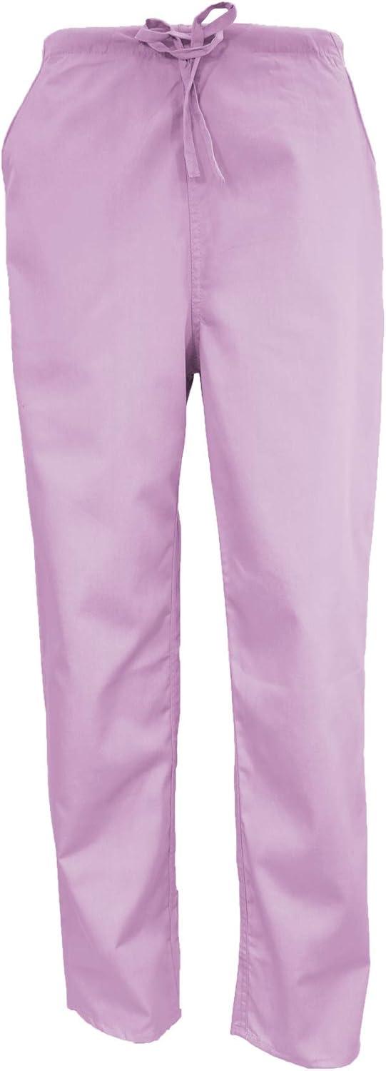 imageNatural Uniforms Womens Scrub Set Medical Scrub Tops and Pants Pack of 6 SetLilac