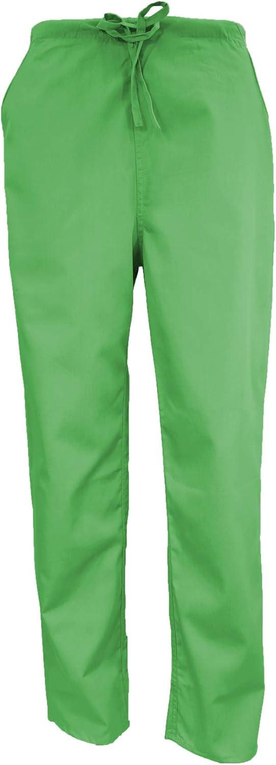imageNatural Uniforms Womens Scrub Set Medical Scrub Tops and Pants Pack of 6 SetLime Green