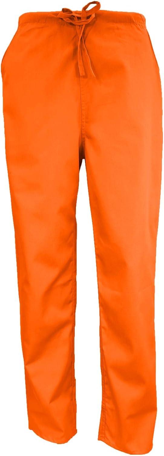 imageNatural Uniforms Womens Scrub Set Medical Scrub Tops and Pants Pack of 6 SetOrange