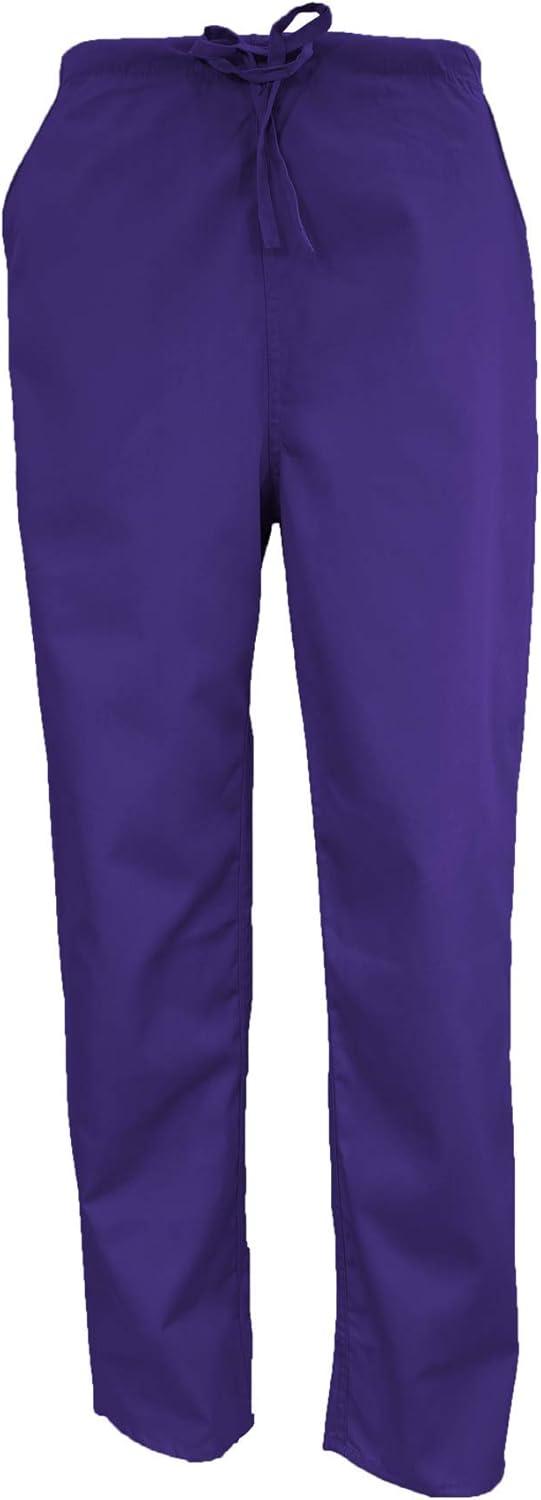 imageNatural Uniforms Womens Scrub Set Medical Scrub Tops and Pants Pack of 6 SetPurple