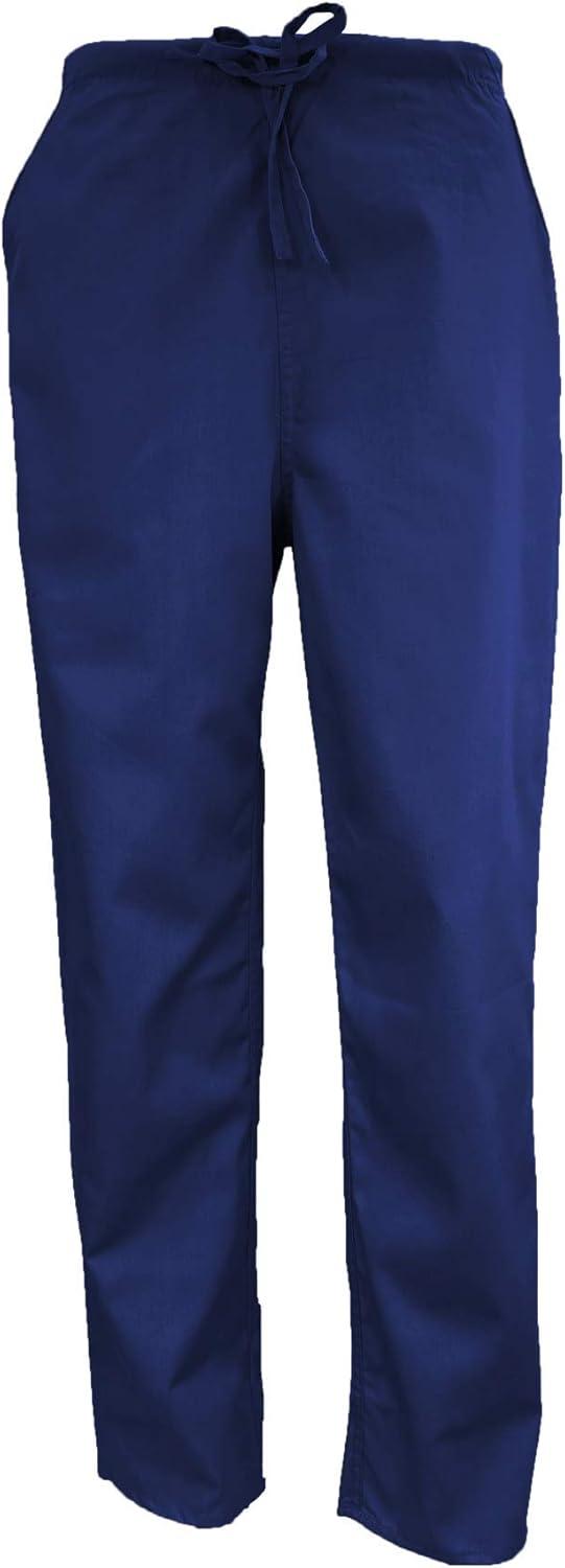 imageNatural Uniforms Womens Scrub Set Medical Scrub Tops and Pants Pack of 6 SetTrue Navy Blue