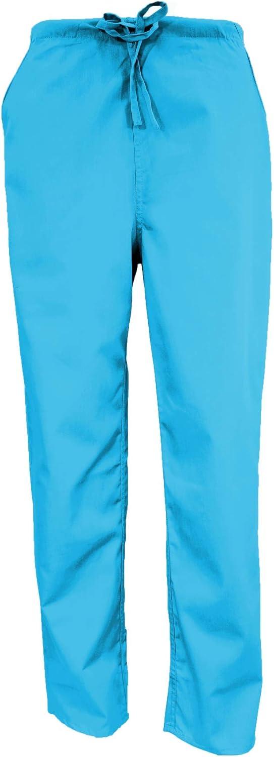 imageNatural Uniforms Womens Scrub Set Medical Scrub Tops and Pants Pack of 6 SetWater Blue