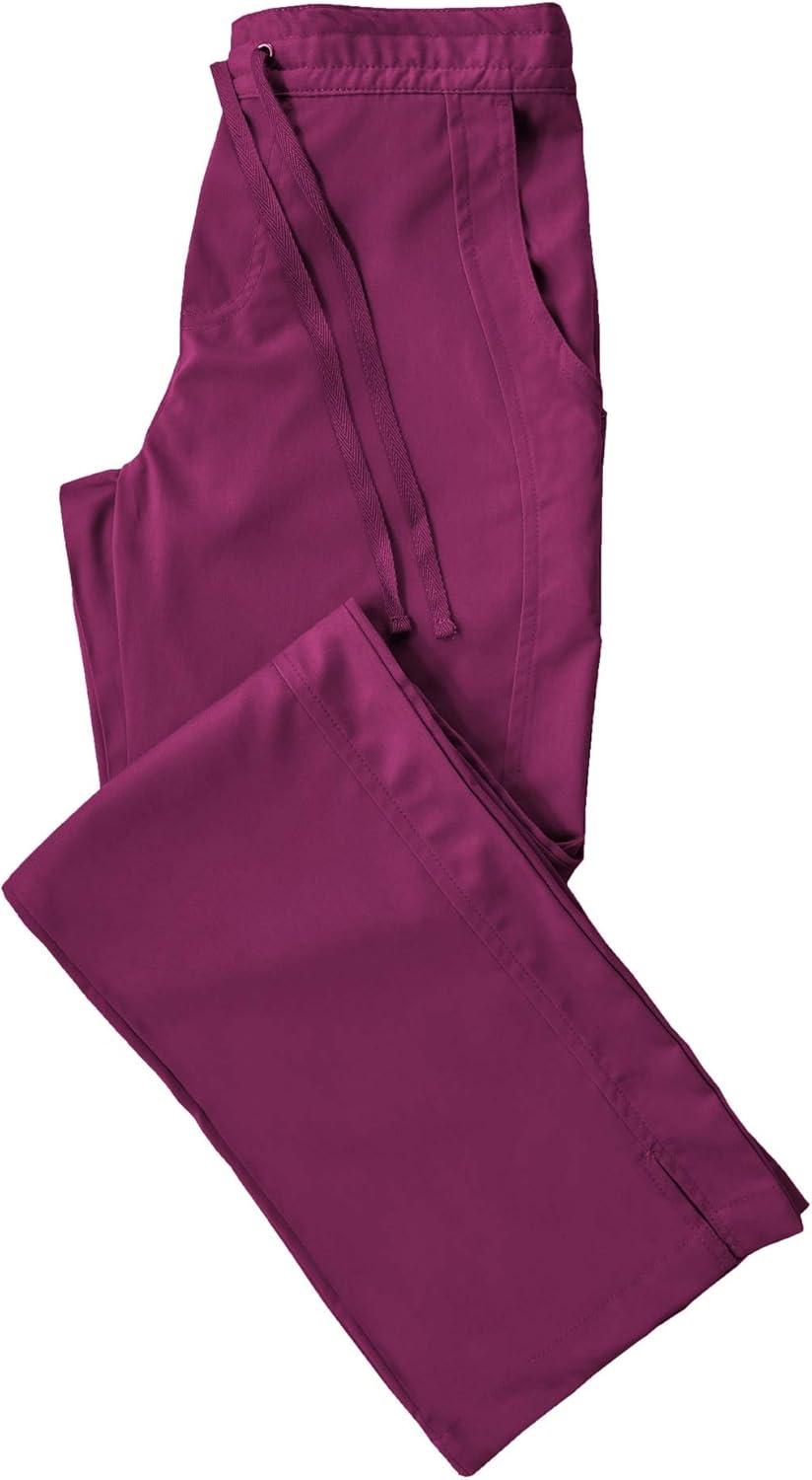 imageNatural Uniforms Womens Ultra Soft Modern Fit Drawstring Scrub Pant 9200Burgundy