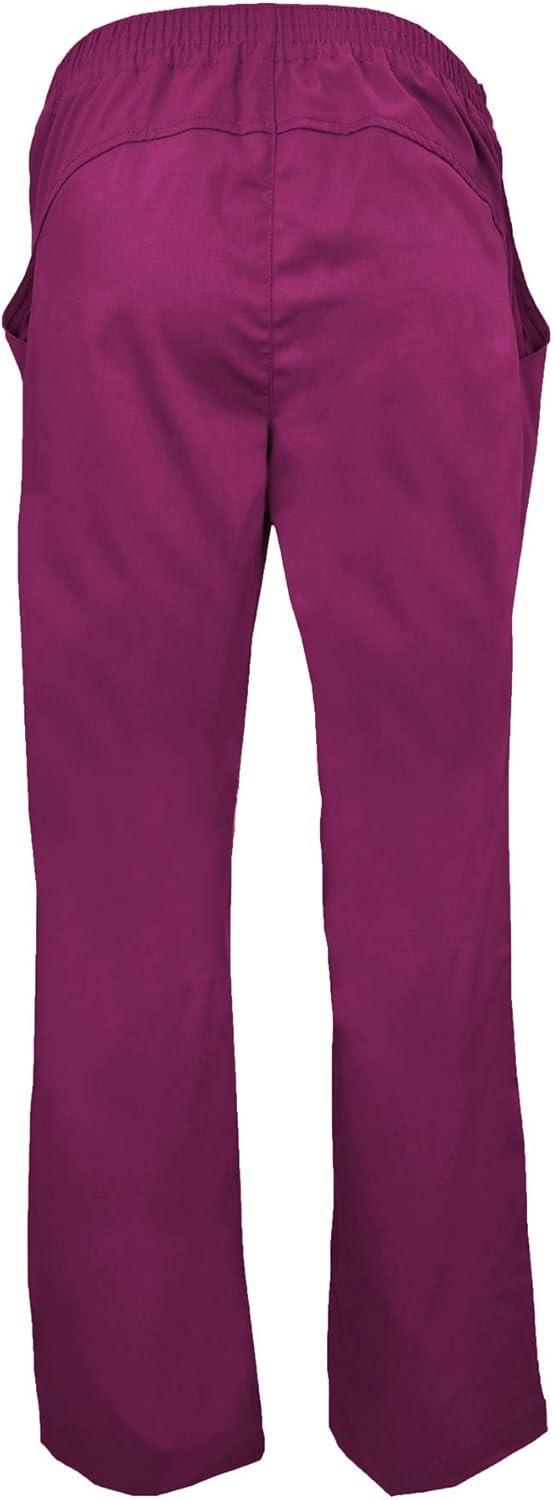 imageNatural Uniforms Womens Ultra Soft Modern Fit Drawstring Scrub Pant 9200Burgundy