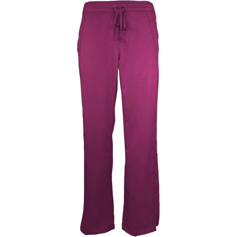 imageNatural Uniforms Womens Ultra Soft Modern Fit Drawstring Scrub Pant 9200Burgundy
