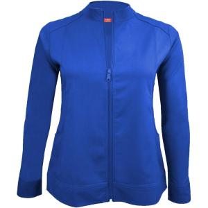M&M Scrubs Women’s Ultra Soft Front Zip Warm-Up Scrub Jacket (5200)(True Royal Blue)