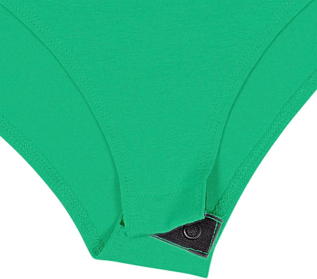 imageNatural Uniforms Long Sleeve Body SuitBreathable Cotton StretchGreen