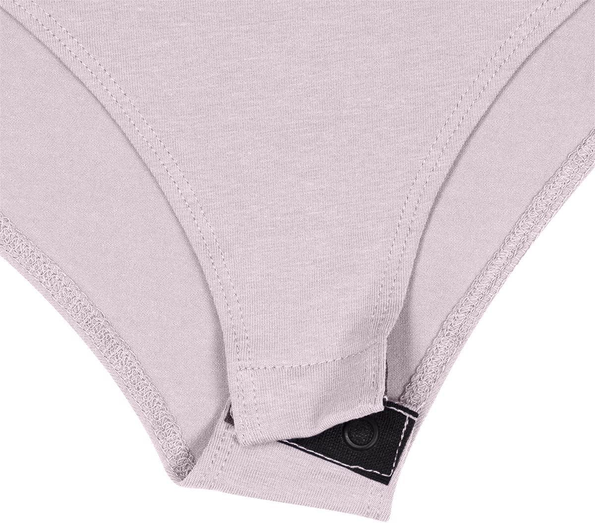 imageNatural Uniforms Long Sleeve Body SuitBreathable Cotton StretchPink
