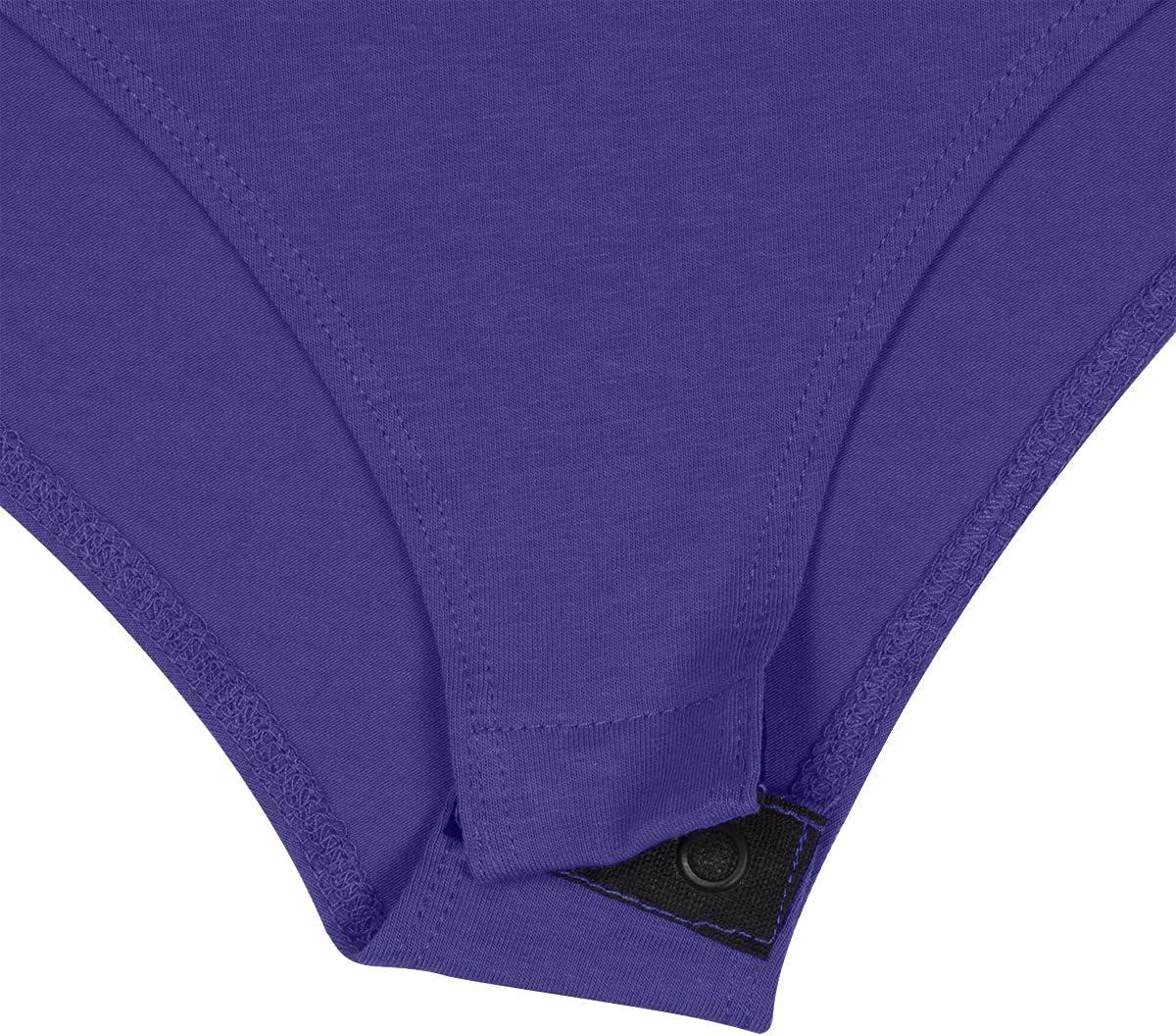 imageNatural Uniforms Long Sleeve Body SuitBreathable Cotton StretchPurple
