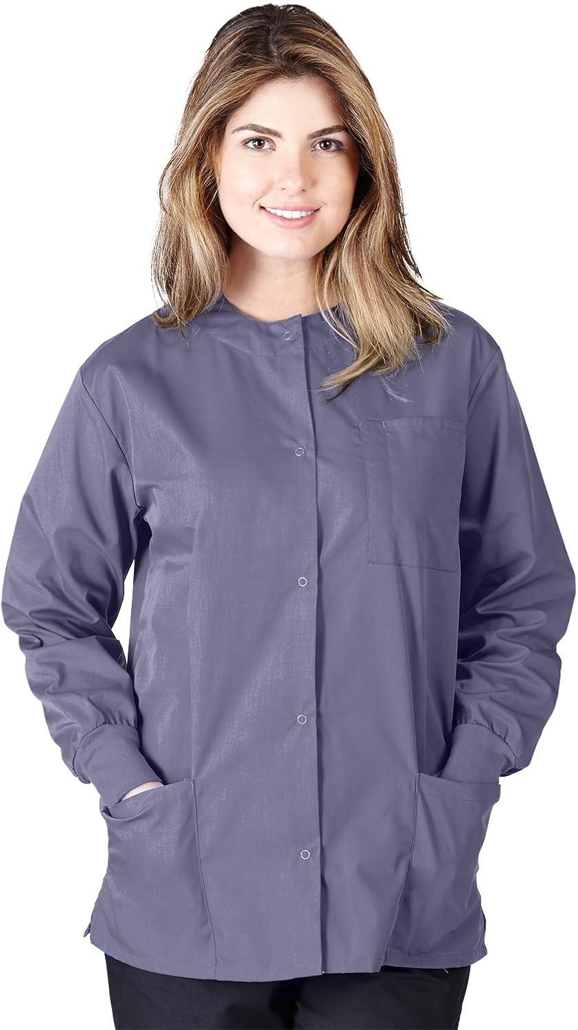 imageNatural Uniforms Womens Lightweight Warm Up Jacket Pack of 3 SetCharcoal