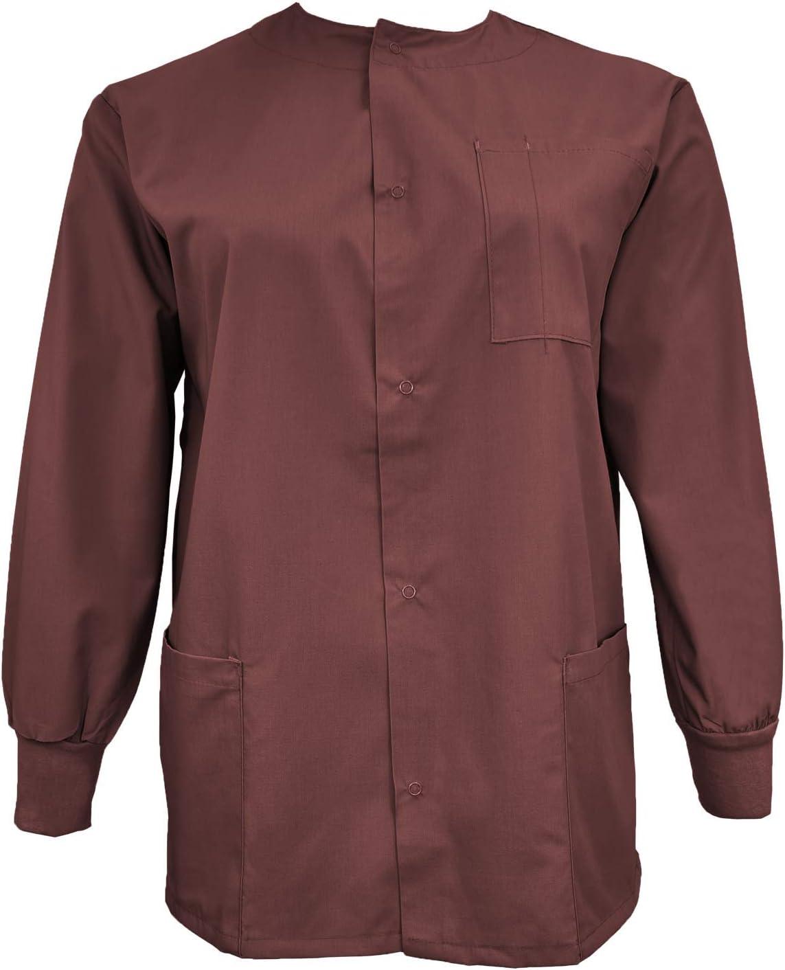 imageNatural Uniforms Womens Lightweight Warm Up Jacket Pack of 3 SetChocolate