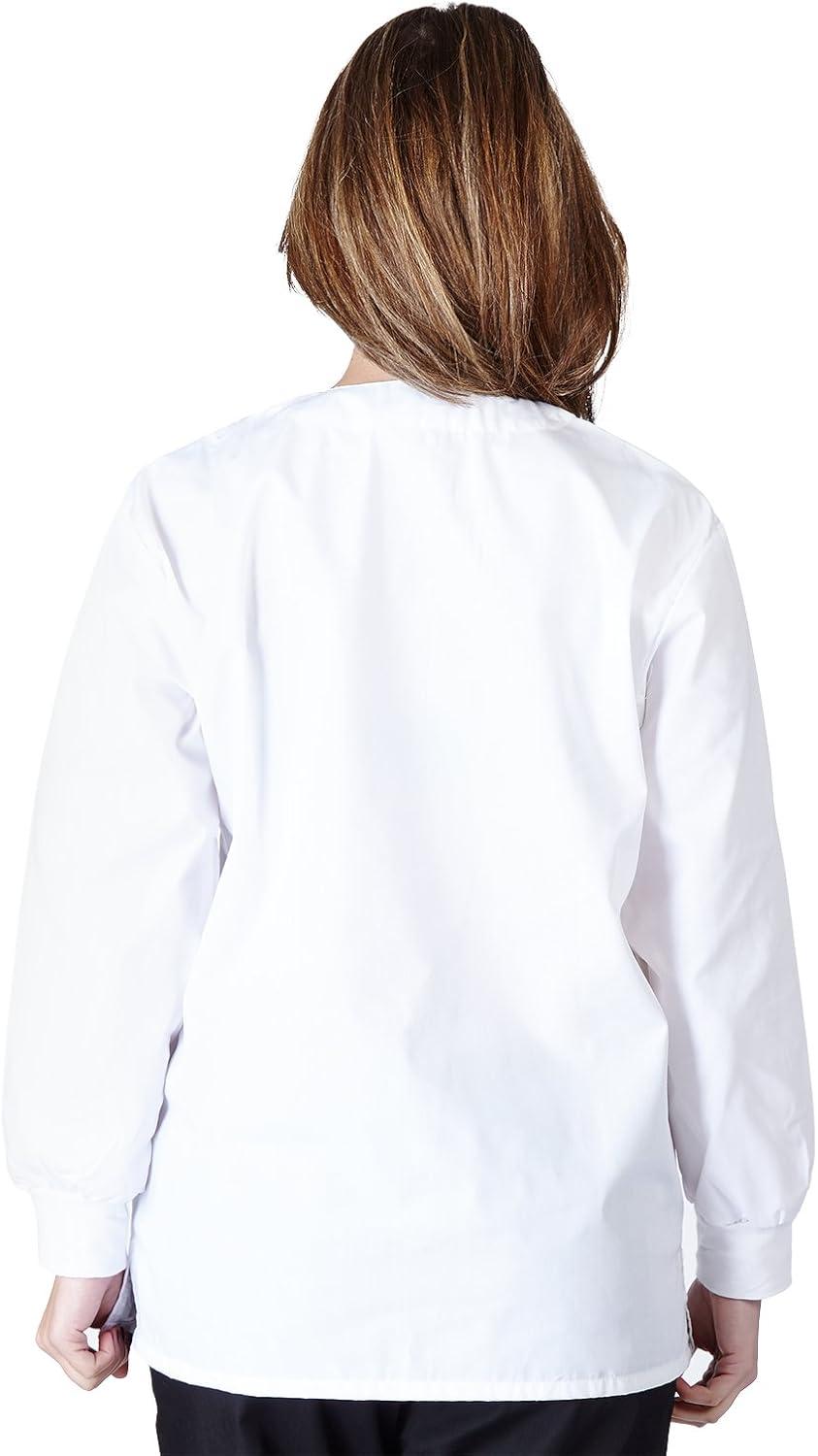 imageNatural Uniforms Womens Lightweight Warm Up Jacket Pack of 3 SetWhite