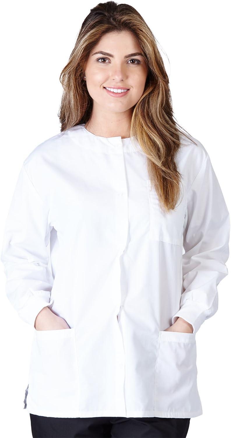 imageNatural Uniforms Womens Lightweight Warm Up Jacket Pack of 3 SetWhite