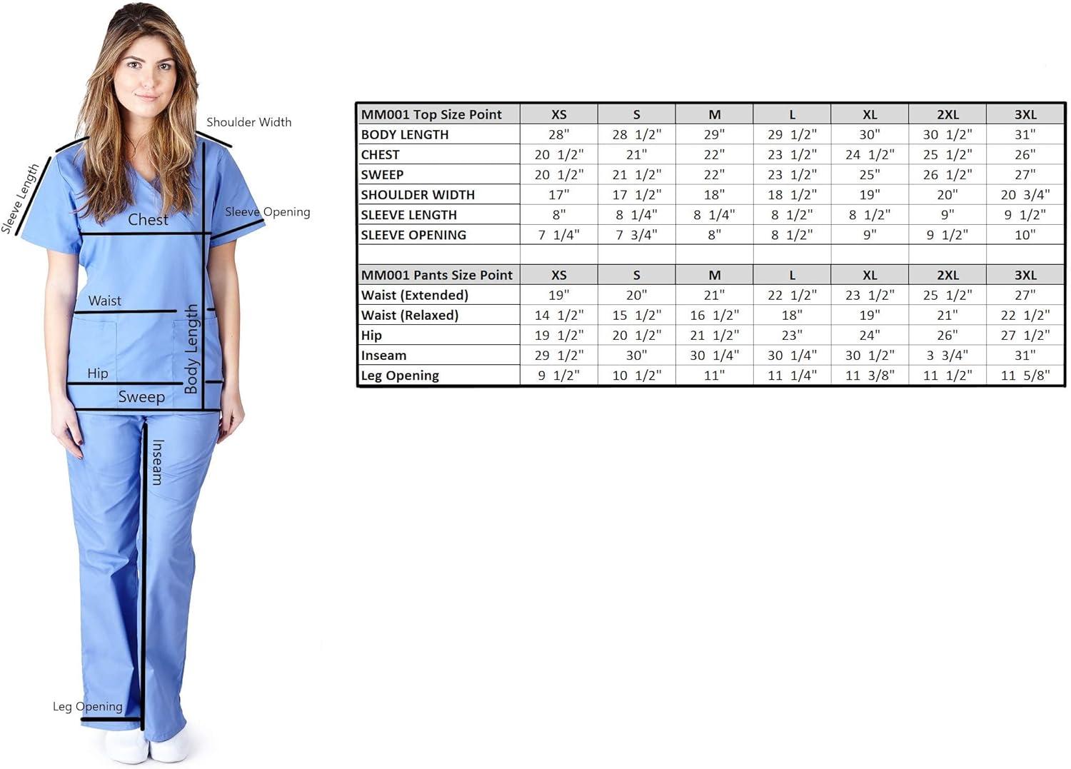 imageNatural Uniforms Womens Mock Wrap Scrub SetTrue Hunter Green