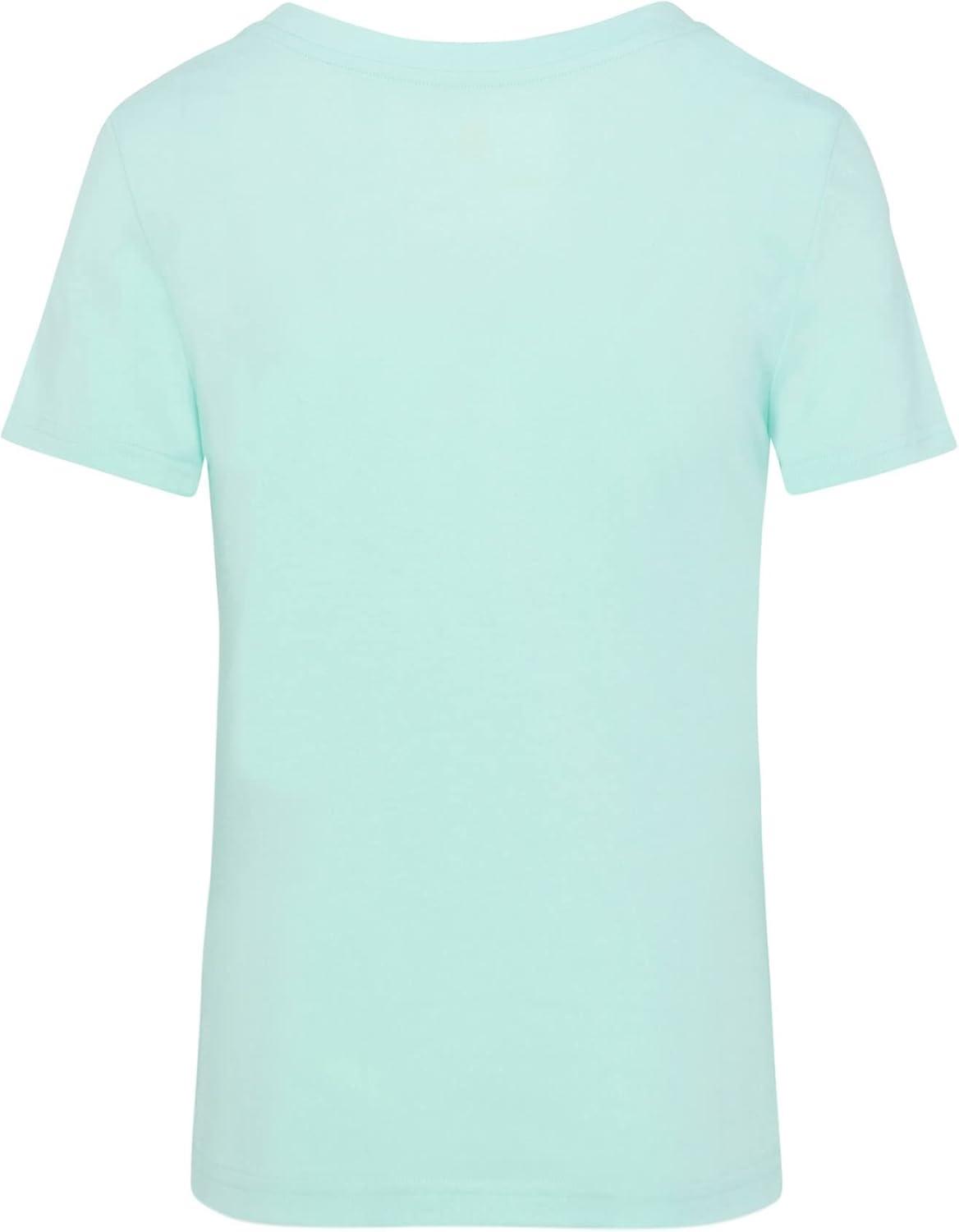 imageNatural Uniforms Womens Short Sleeve RoundNeck TShirt Under ScrubAqua
